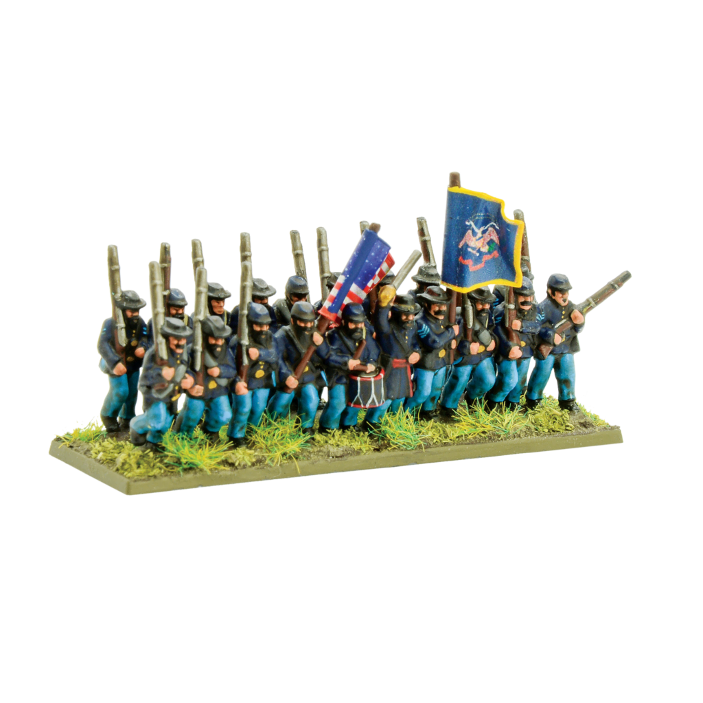 New Warlord Games Epic Battles ACW Union infantry sprue with Bases 